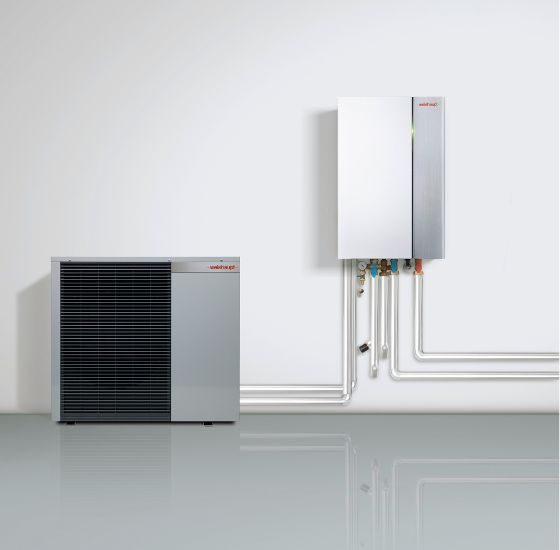 Splitblock-Wärmepumpe